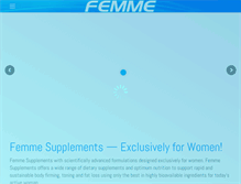 Tablet Screenshot of femmeline.com